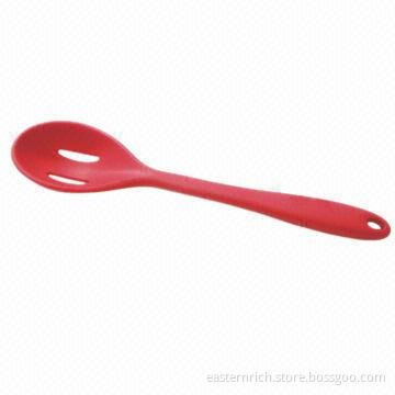 Silicone slotted spoon